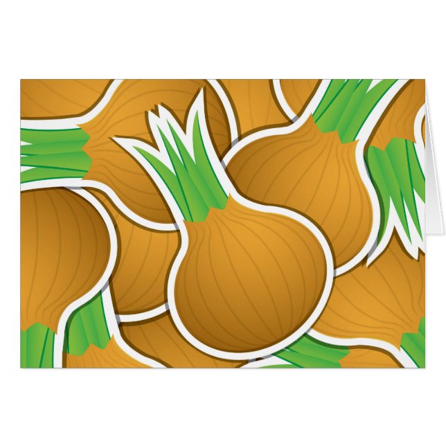 Funky brunlök OBS kort (Framsidan Horizontal)