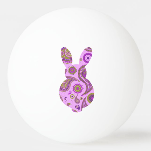 Funky Bunny i Crazy Paisley Pingisboll (Framsidan)