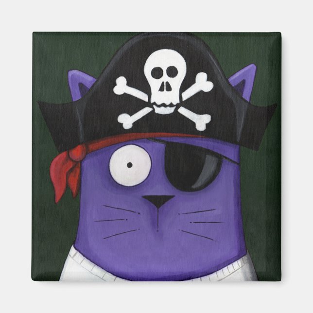 Funky Cats... Cap'n Cat Sparrow Magnet (Framsidan)