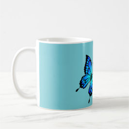 Funky Chic Butterfly Monogram Coffee Mugg