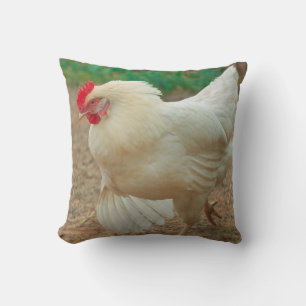 Funky Chicken Hen Hy-Line Silver Brown Kudde