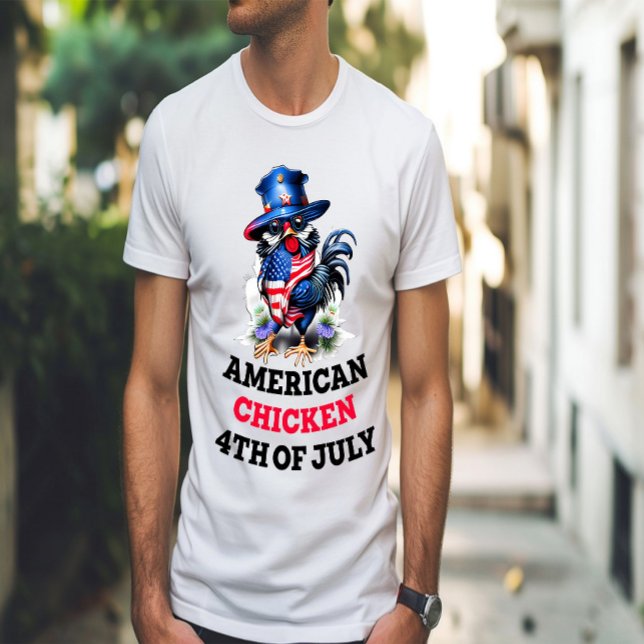 Funky Chicken i Snyggt Hat T Shirt (Skapare uppladdad)