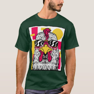 Funky Chicken Illustration T Shirt