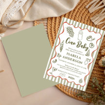 Funky Ciao Baby Handritad italiensk baby shower