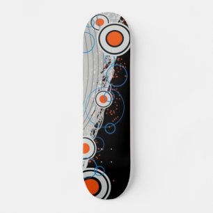Funky Circular Mönster Skateboard
