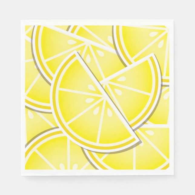 Funky citrongräs! pappersservett (Framsidan)