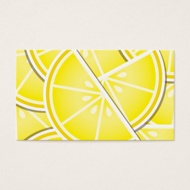 Funky citrongräs! visitkort (Framsidan)