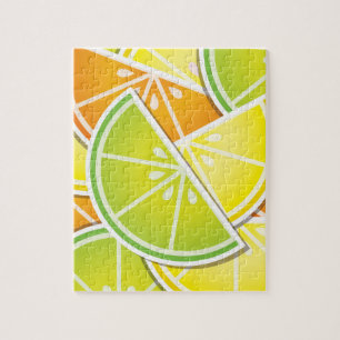 Funky citrusfrukter pussel