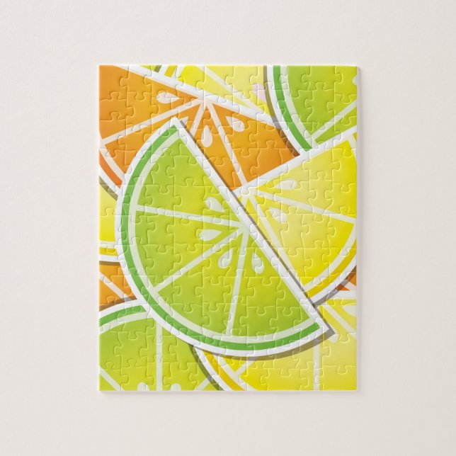 Funky citrusfrukter pussel (Vertikal)