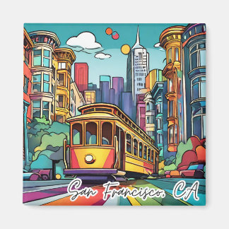 Funky City Magnet - San Francisco