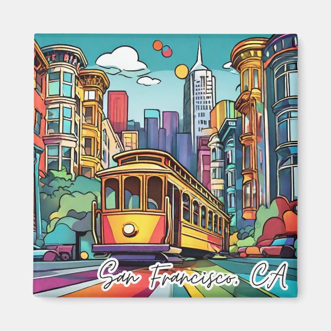 Funky City Magnet - San Francisco (Framsidan)