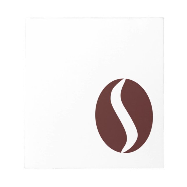 Funky Coffee Bean Anteckningsblock (Framsida)