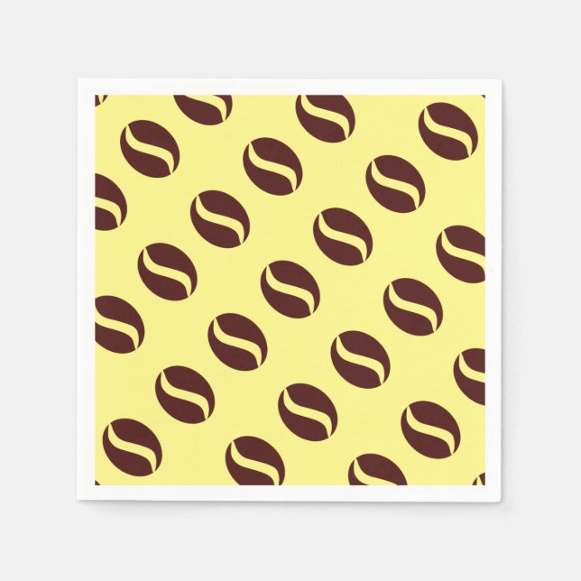 Funky Coffee Bean Pappersservett (Framsidan)