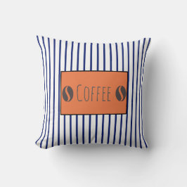 Funky Coffee Beans Rand Cushion Dekorativ kudde