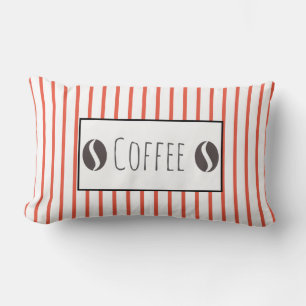 Funky Coffee Beans Rand Cushion Dekorativ kudde