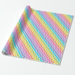 Funky Colorful Mönster Presentpapper<br><div class="desc">Coola party är papper.</div>