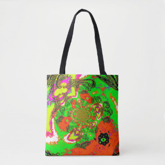 Funky Colorful Spiral Tygkasse