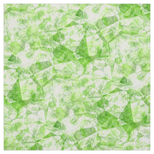 Funky Coola Modern Retro Polygon Mosaic Mönster Tyg (Provkarta)