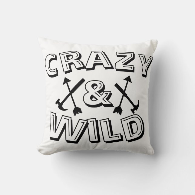 Funky Crazy & Vild Arrow Hammer Cushion Kudde (Framsida)