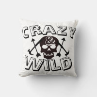 Funky Crazy & Wild pilhammare dödskalle kudde