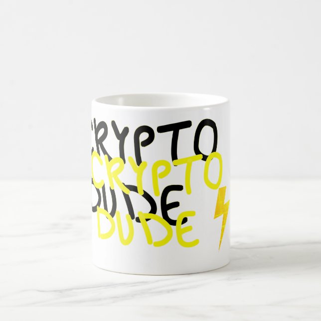 Funky Crypto Body Power Sign Kaffemugg (Center)