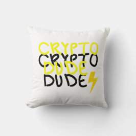 Funky Crypto Body Power Sign Kudde