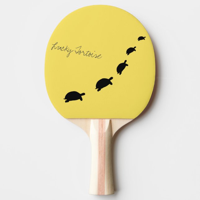 Funky Cute Lucky Tortoise Tortoises Pingisracket (Framsidan)