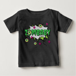 Funky Cute "ZomBaby" Zombie Hugs och Kisses T Shirt