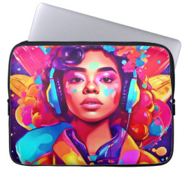 Funky Dam Digital Artwork Laptop Fodral