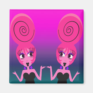 Funky Diva Twillingars Magnet