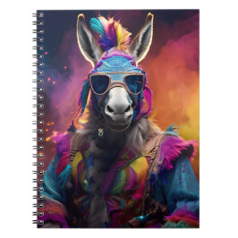 Funky Donkey Blue Glass Anteckningsbok