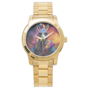 Funky Donkey Blue Glass Armbandsur