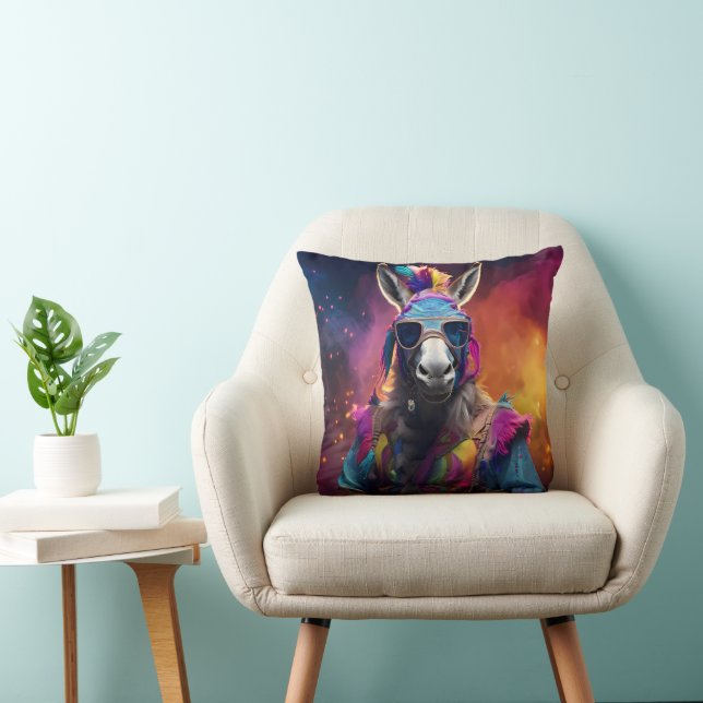 Funky Donkey Blue Glass Kudde (Stol)