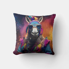 Funky Donkey Blue Glass Kudde