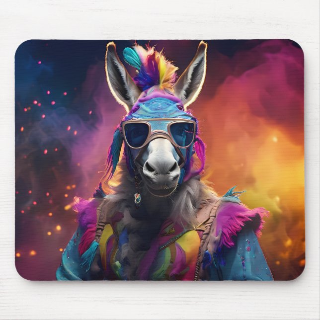 Funky Donkey Blue Glass Musmatta (Framsidan)