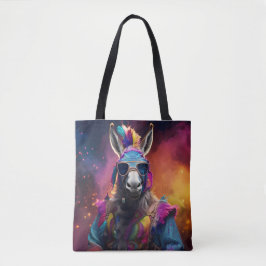 Funky Donkey Blue Glass Tygkasse