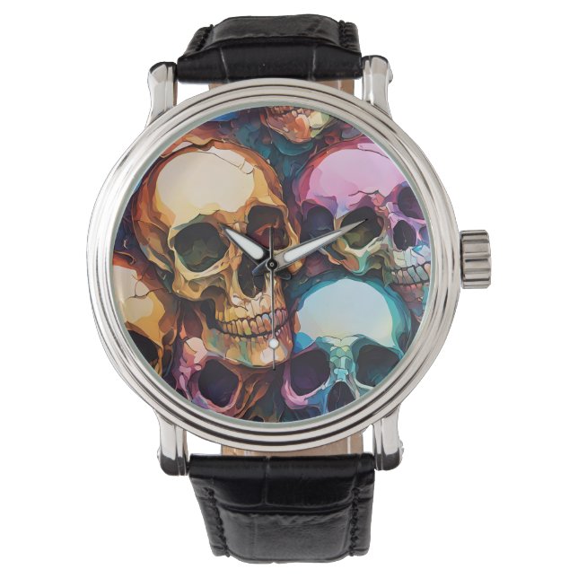 Funky Döskallar Armbandsur (Framsida)