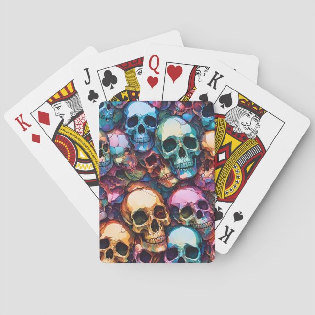 Funky Döskallar Casinokort (Baksidan)