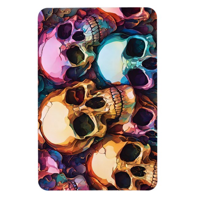 Funky Döskallar Magnet (Vertikal)
