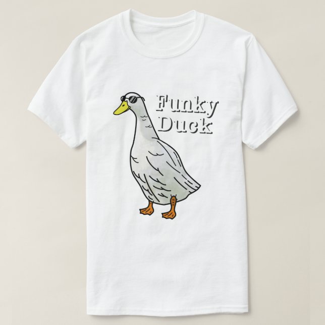 Funky Duck T Shirt (Design framsida)