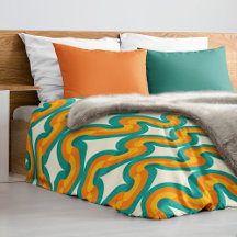 Funky Eclectic Retro-halvcirklar Art Mönster