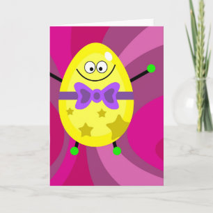 Funky Egg Helgkort
