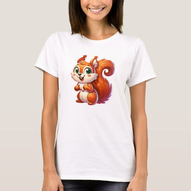 Funky ekorre t shirt (Framsida)