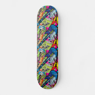 Funky Electric Guitar Mini Skateboard Bräda 18,5 Cm