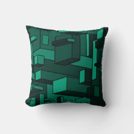 Funky Emerald Grönt Dekorativ kudde