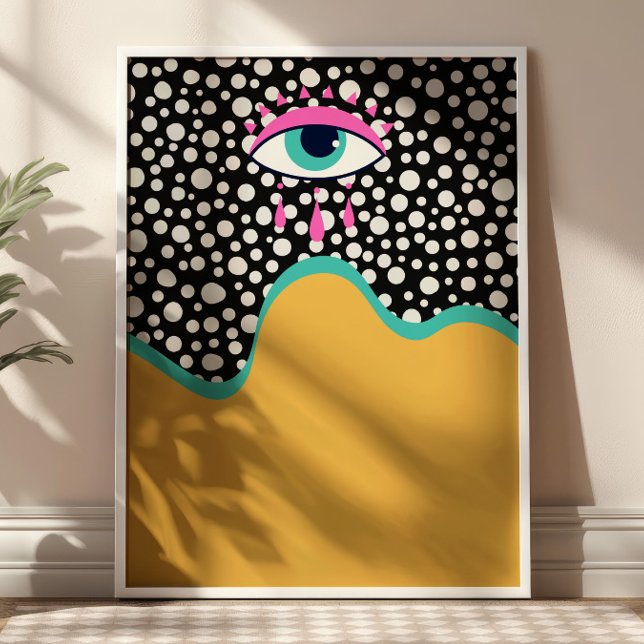 Funky Evil Öga Poster (Skapare uppladdad)