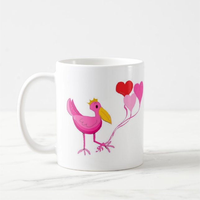 Funky Fågel Kaffemugg (Vänster)