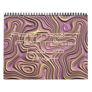 Funky Fantasy Vinkarare 3D Modern Art Design Kalender