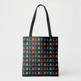 Funky Färg Roligt FA LA LA-Julhelg Tygkasse