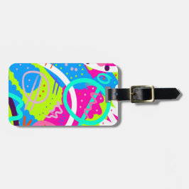 Funky - färgad popup-bild bagagebricka